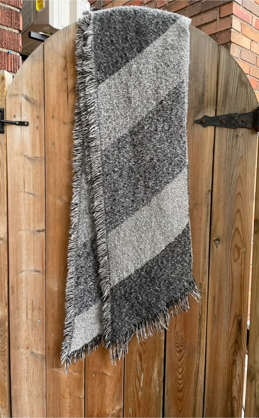 Oversized triple toned, soft knit scarf image indicator(2)