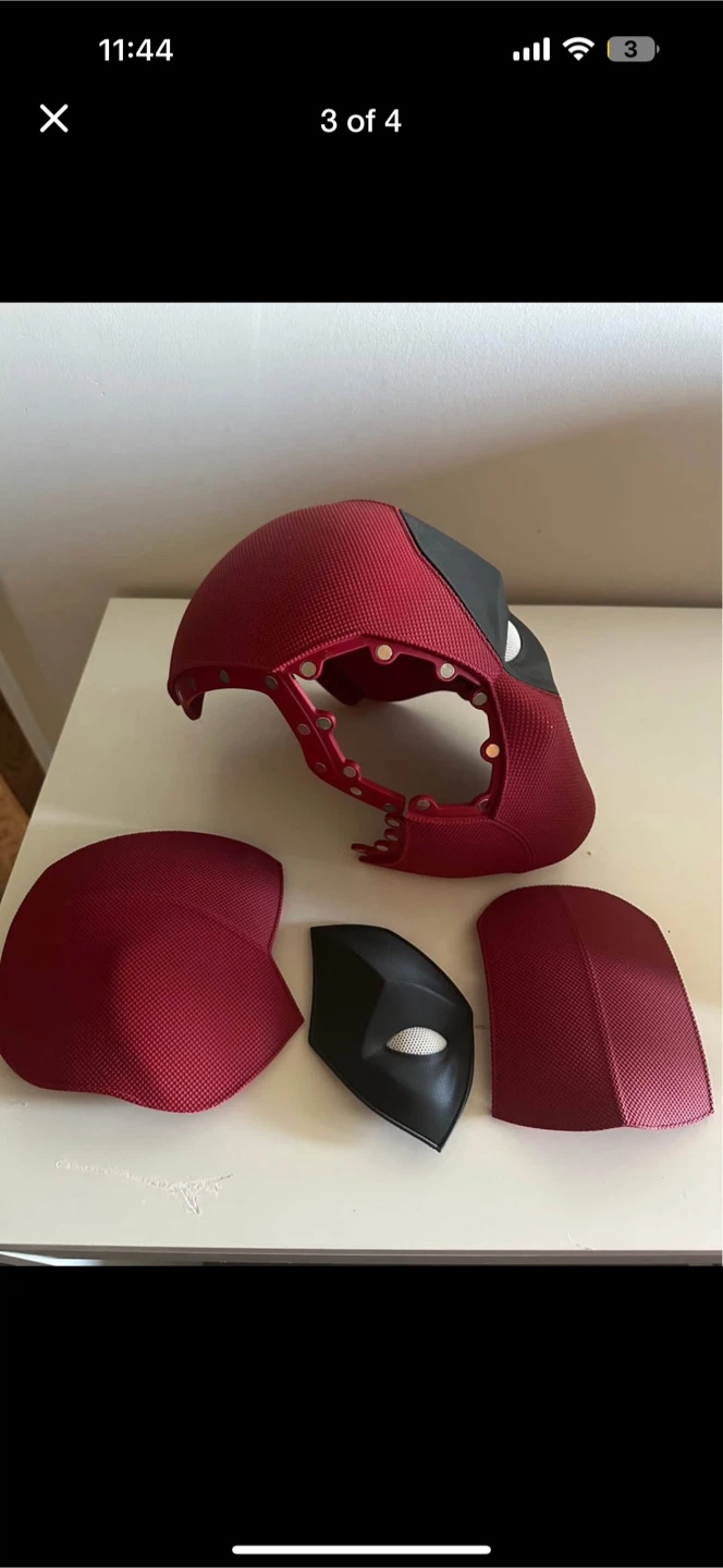 Deadpool 3D Printed Wearable Mask/Helmet - photo 2
