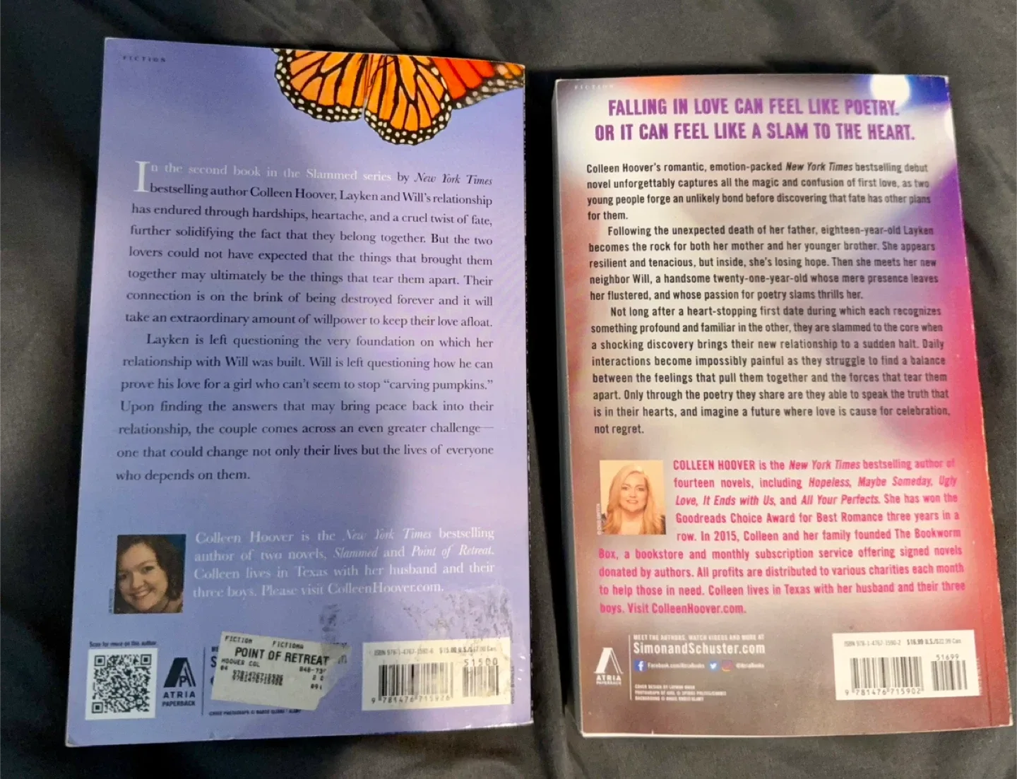 Colleen Hoover: Point of Retreat & Slammed image indicator(3)