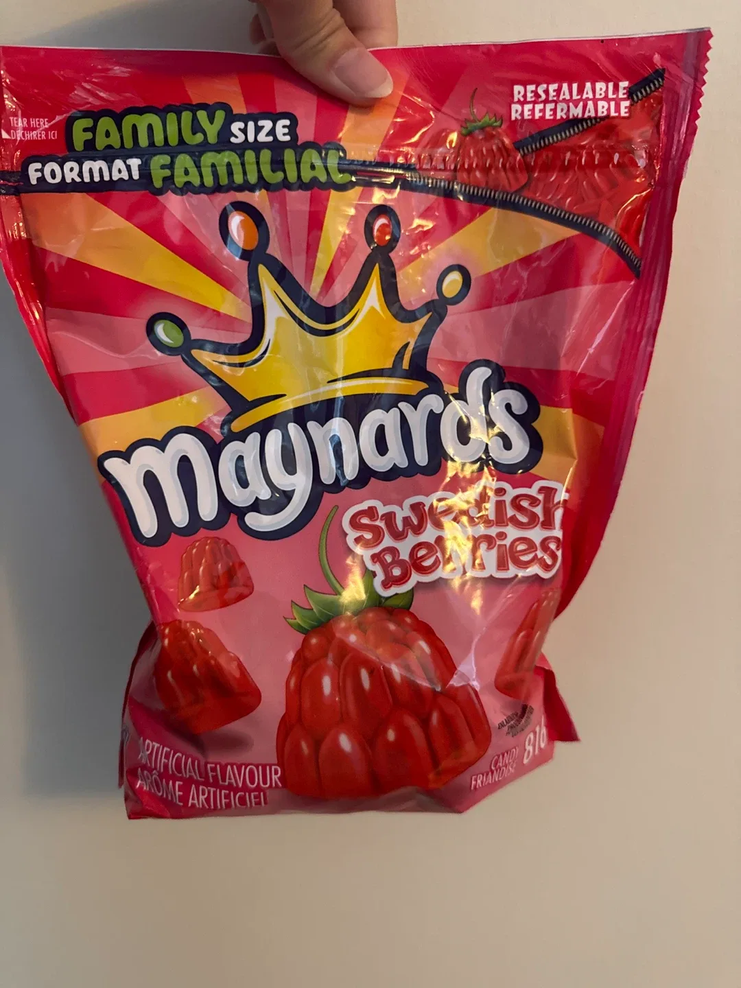 Sealed Family Size Maynards Swedish Berries image indicator(2)