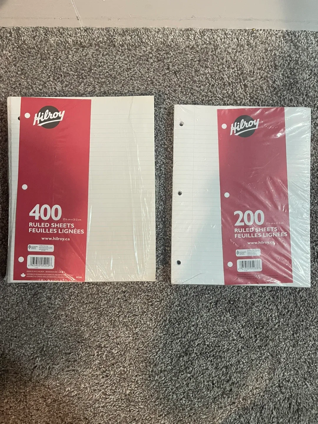 Hilroy Ruled Sheets - 400 & 200 Sheets thumbnail