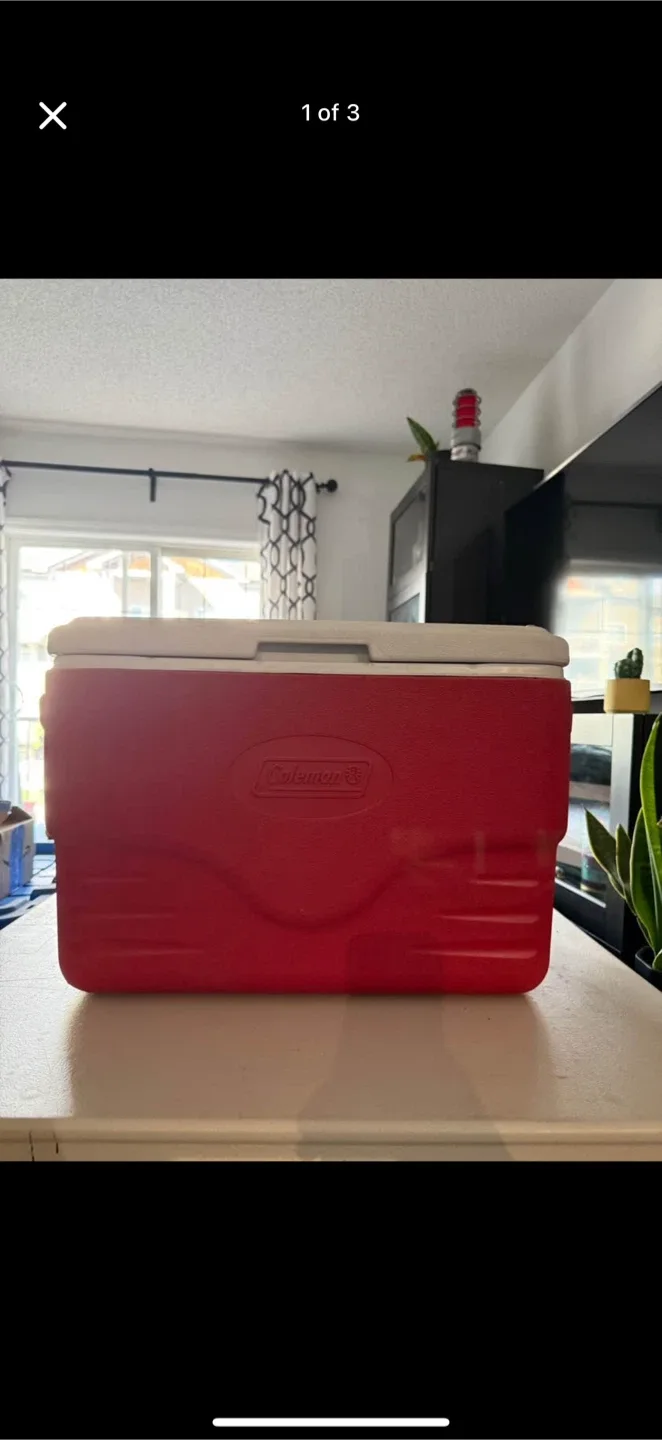 Coleman Cooler - Red & White 17” thumbnail