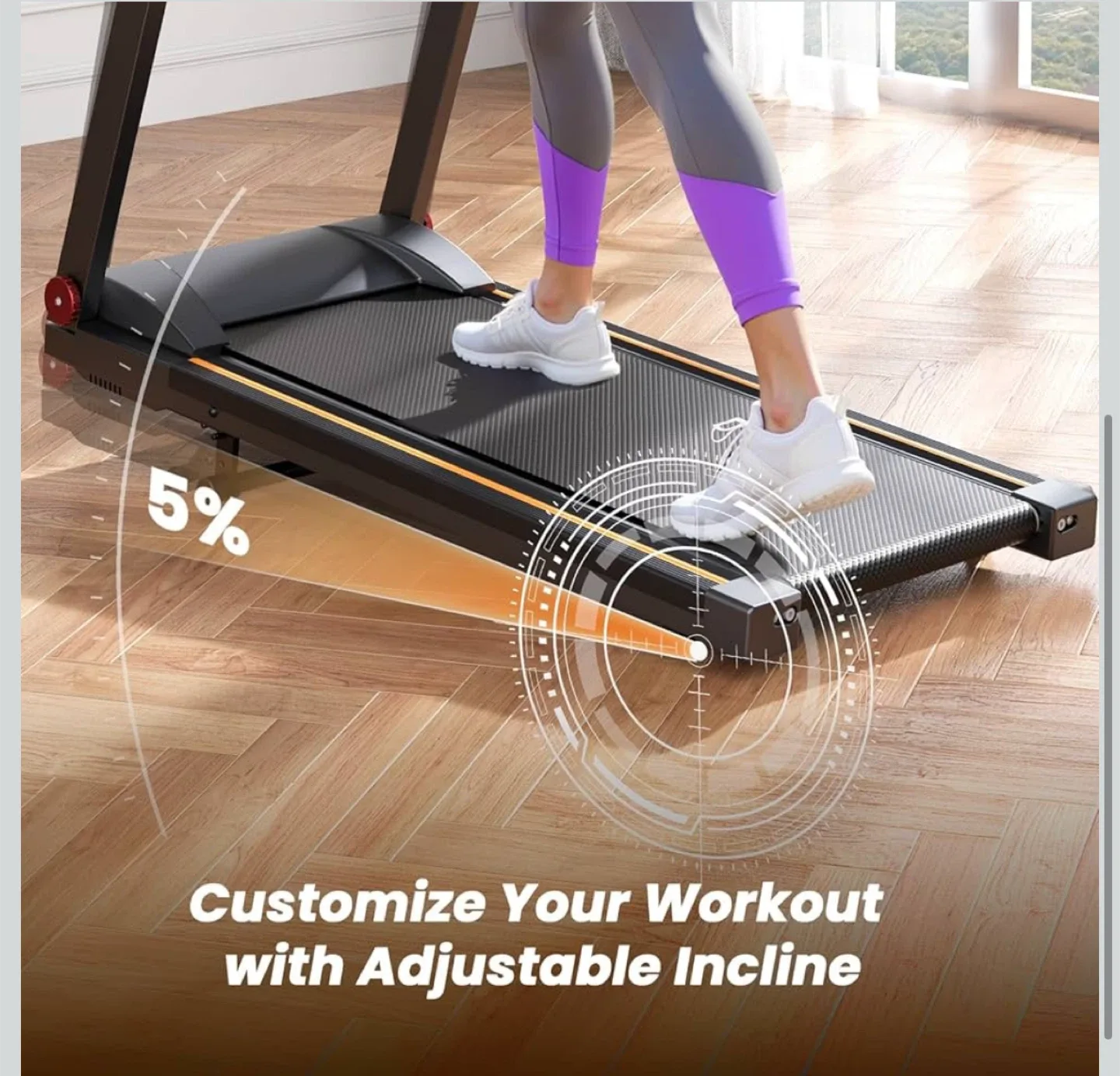 DeerRun Folding Treadmill - Brand New firm price image indicator(4)
