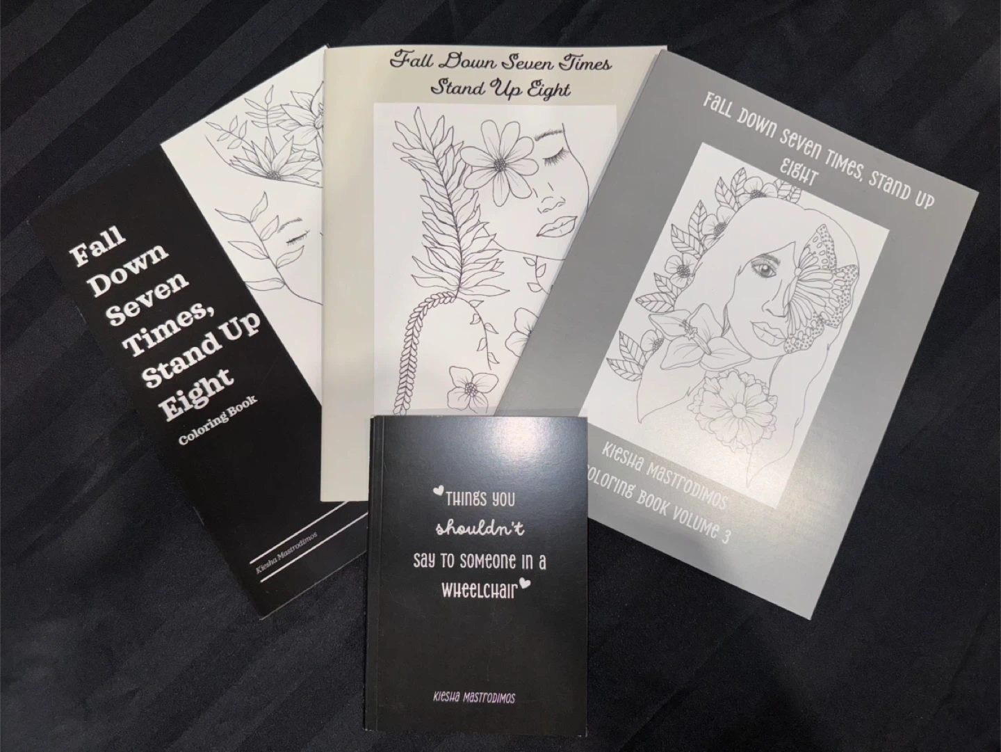 Fall Down Seven Times Stand Up Eight Coloring Book Set