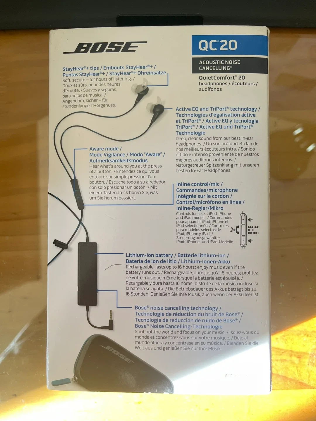 Bose QuietComfort 20 Acoustic Noise Cancelling Headphones image indicator(2)