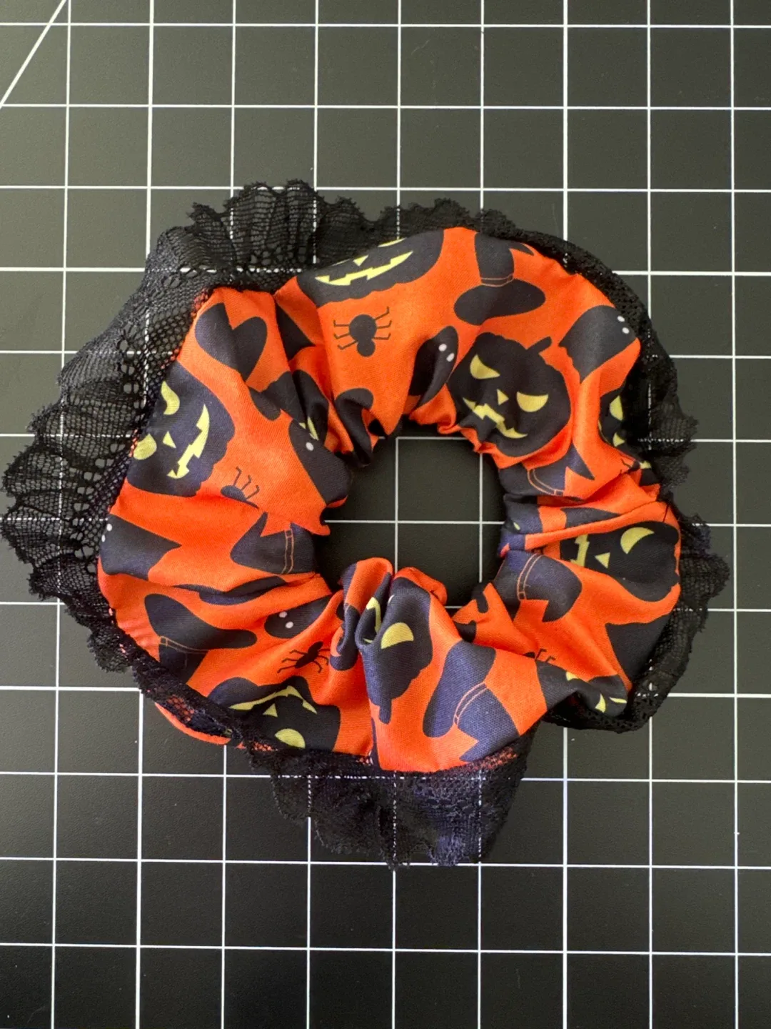 Handmade Halloween Scrunchies - Mix & Match 🧡 thumbnail