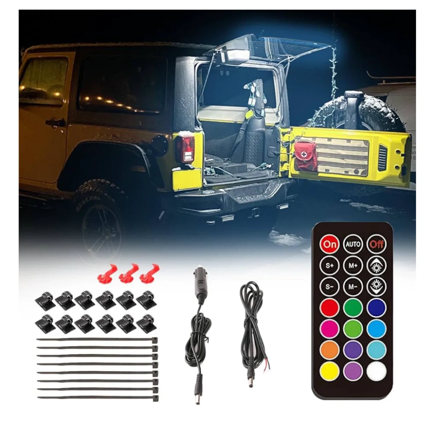 RGBW Rear Glass Lift Gate Dome Led Light Bar thumbnail