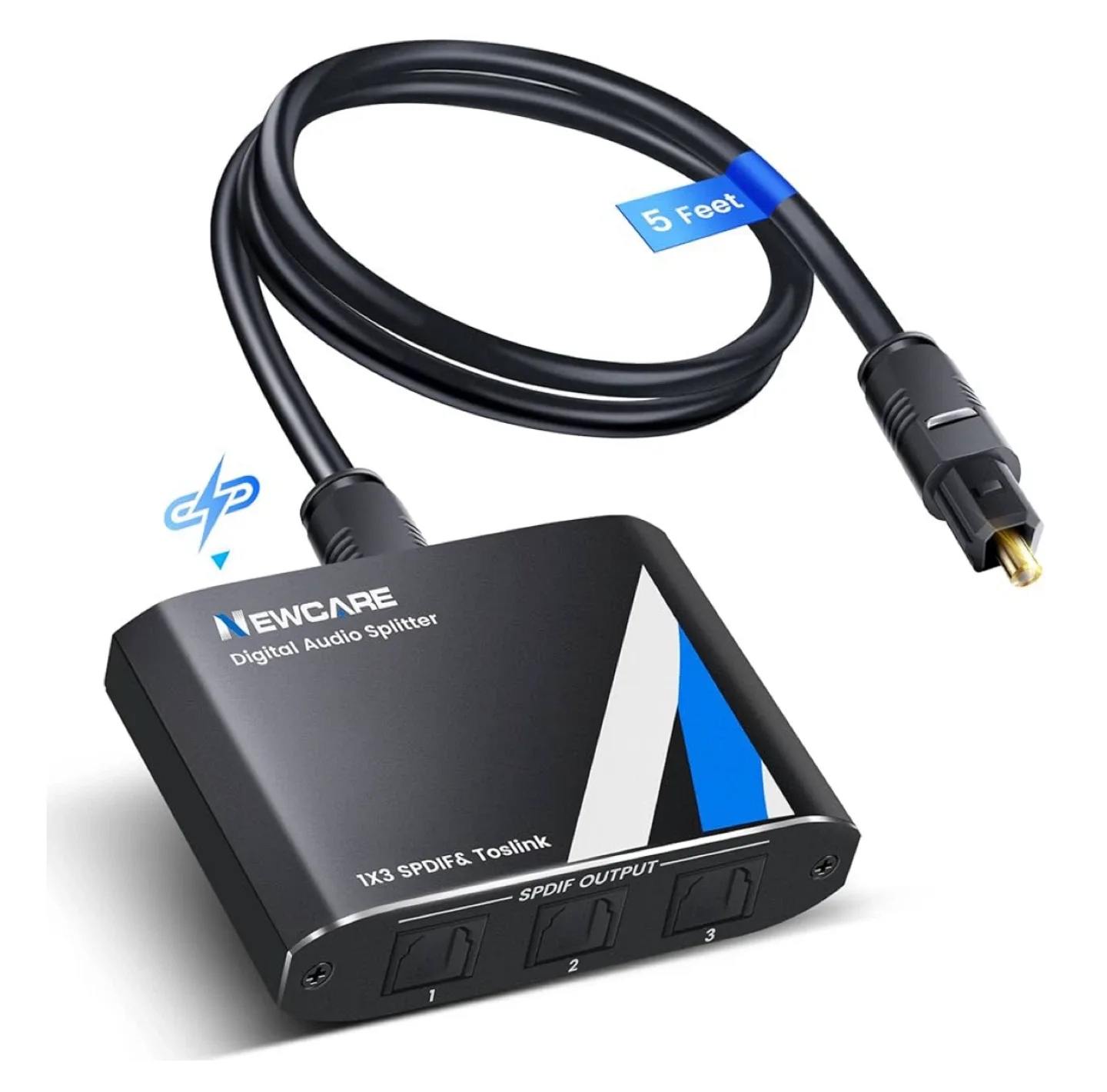 NEWCARE Digital Audio Splitter 1X3 SPDIF/TOSLINK thumbnail