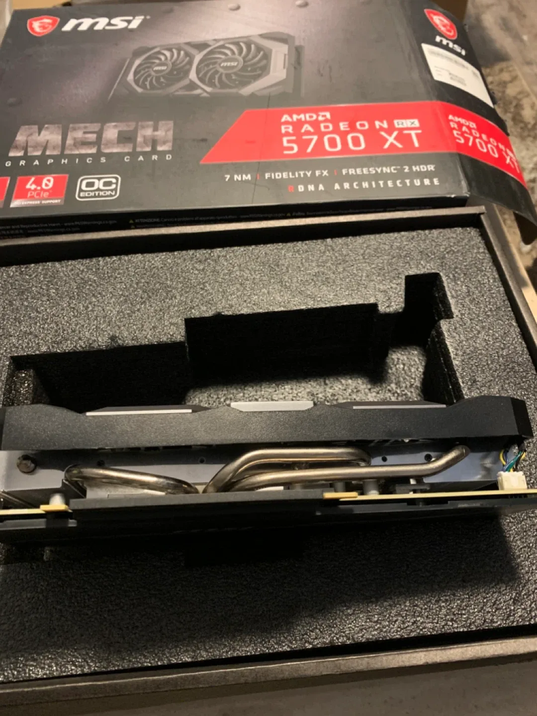 MSI AMD Radeon RX 5700 XT Mech OC Graphics Card image indicator(5)