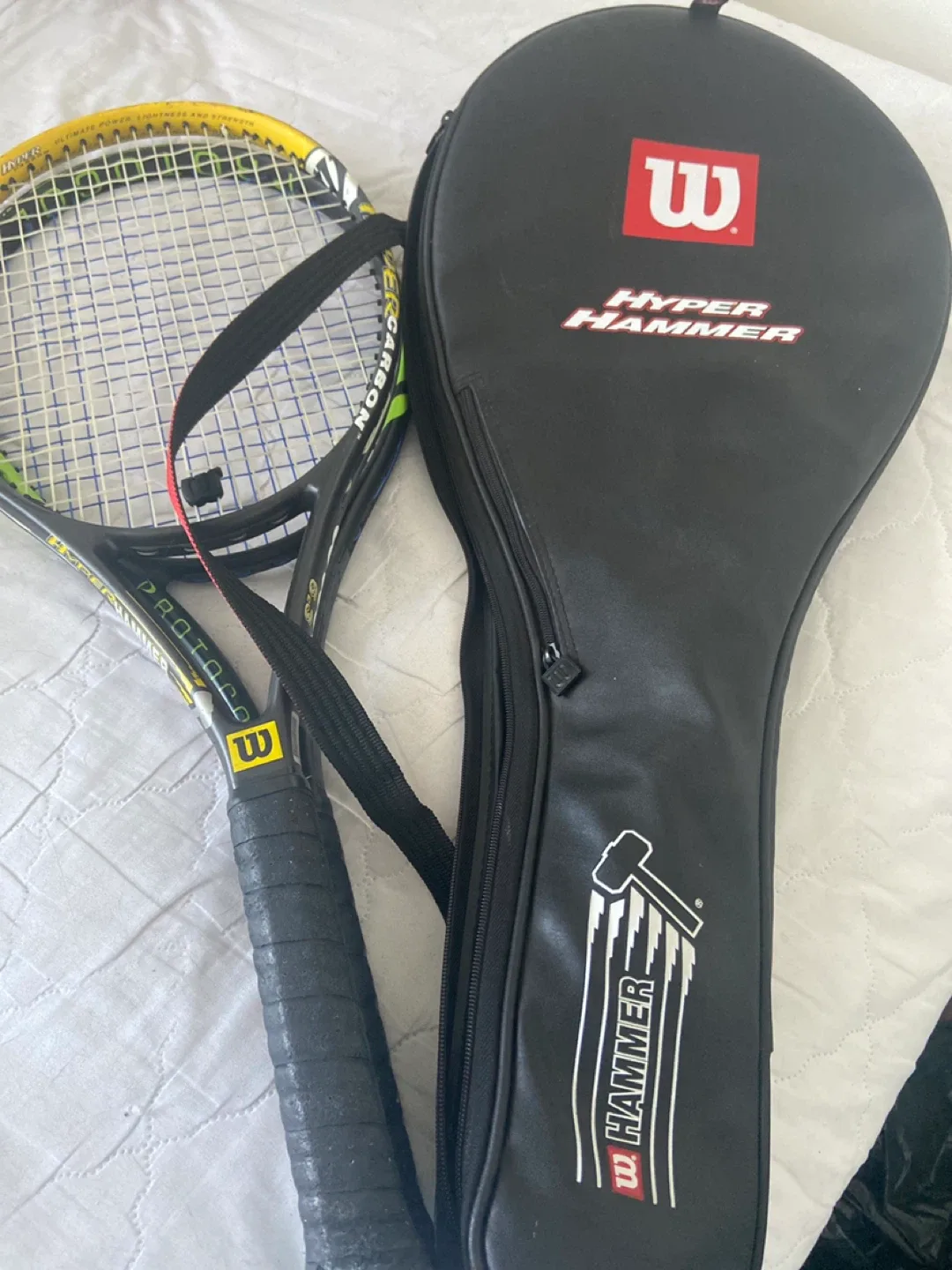 Wilson Hyper Hammer Tennis Racket with Case image indicator(3)