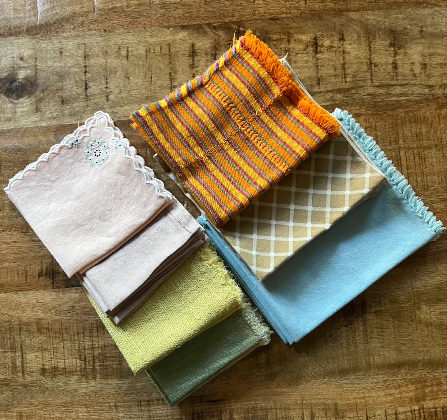 Collection Of Vintage Table Linen