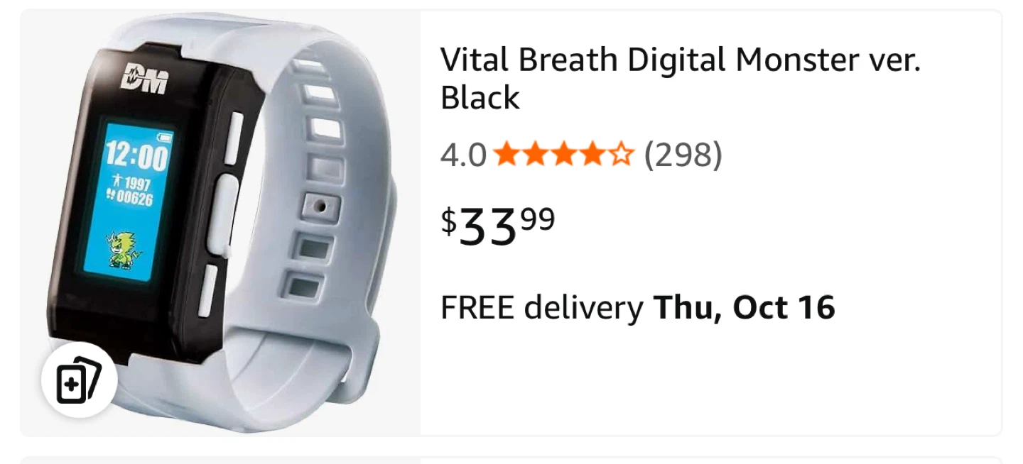 Vital Bracelet Digital Monster ver. White