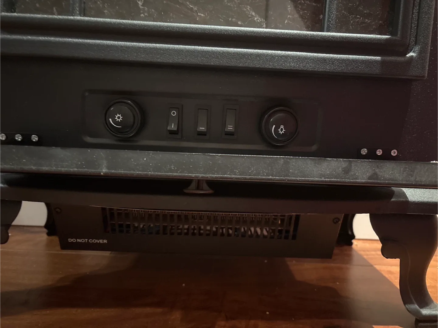 Black Electric Fireplace Heater image indicator(8)