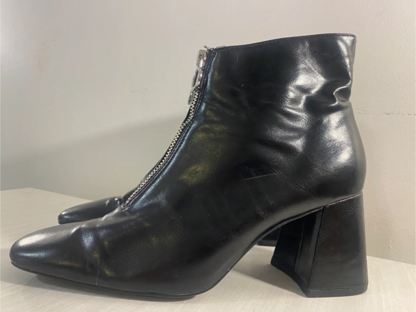Zara Trafaluc Black Ankle Boots - Size 8.5 - photo 2
