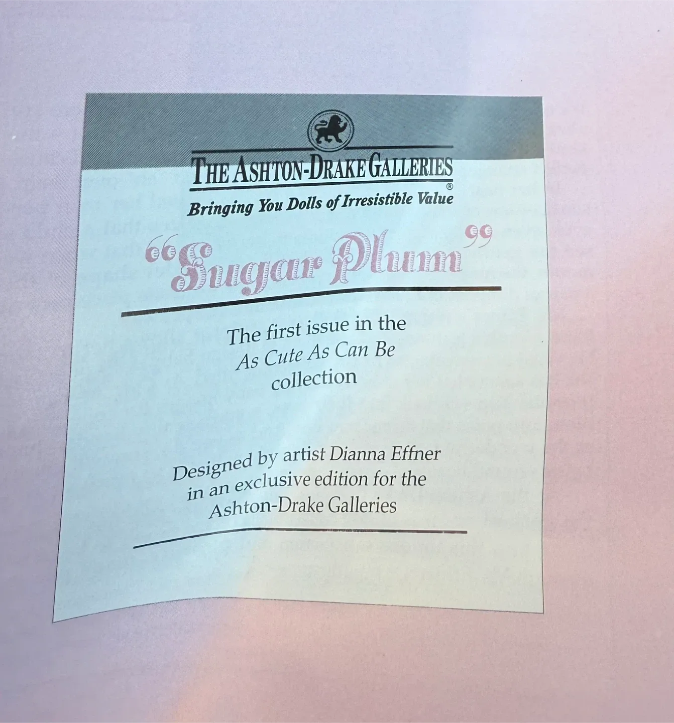 The Ashton-Bridges galleries collectible doll image indicator(3)