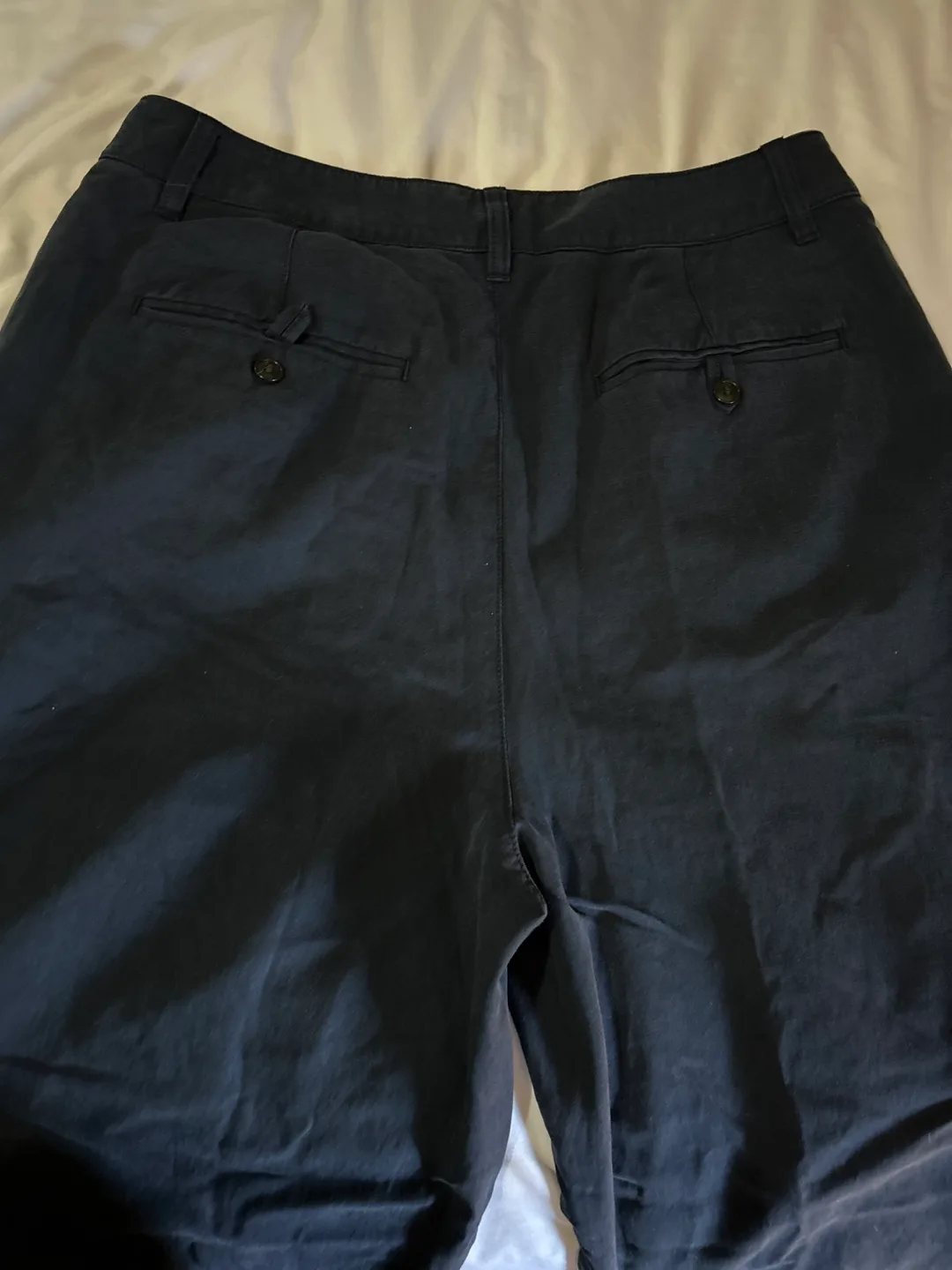 Madewell Navy Blue Wide Leg Pants - Size 12 image indicator(6)