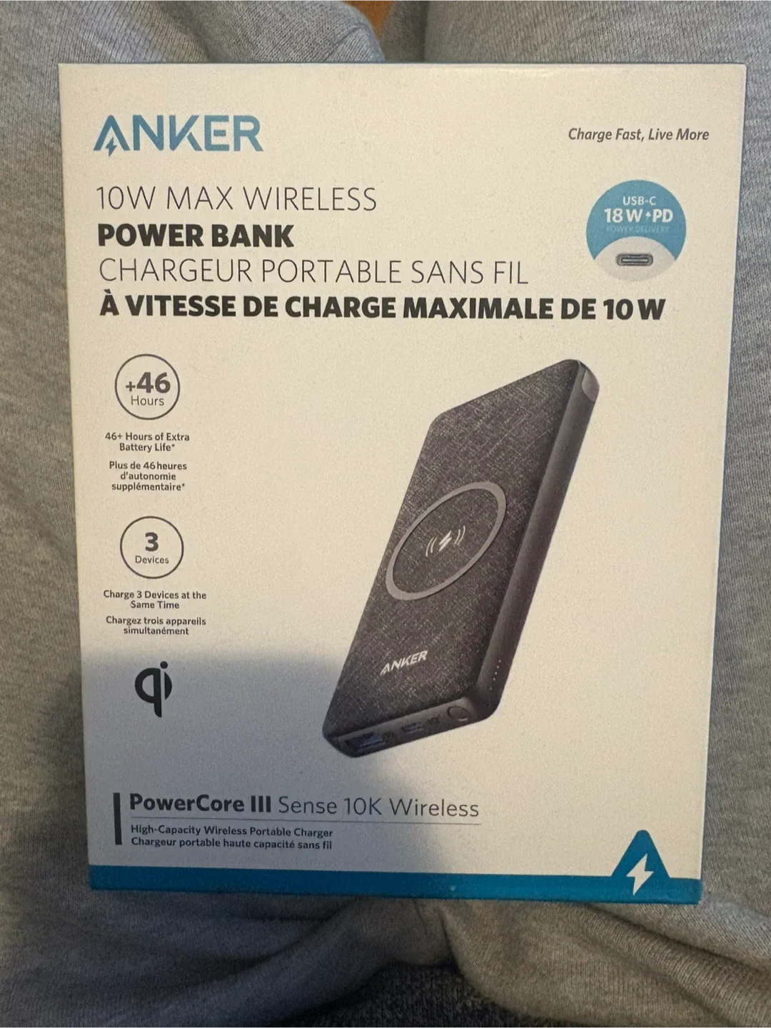 Anker PowerCore III Sense 10K Wireless Power Bank