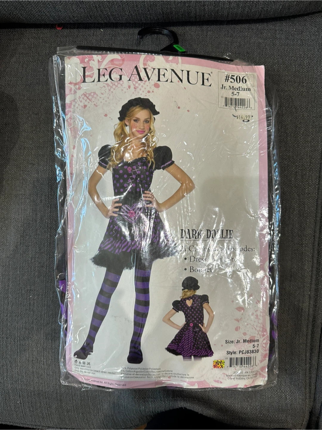 🧡Leg Avenue Dark Dollie Costume - Jr. Medium