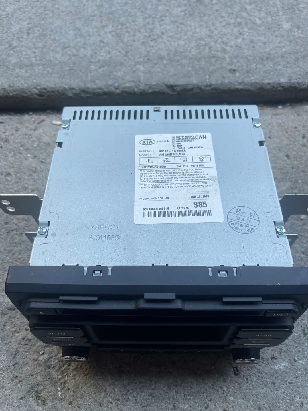 Kia AM1A0IHKN,MIC Car Radio - photo 3
