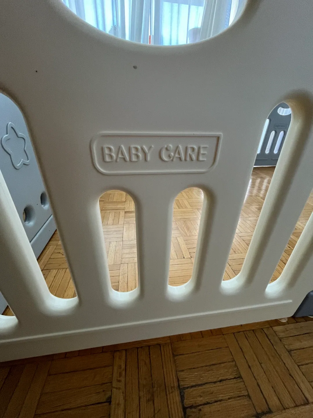 Baby Care Playpen - Grey and White image indicator(5)