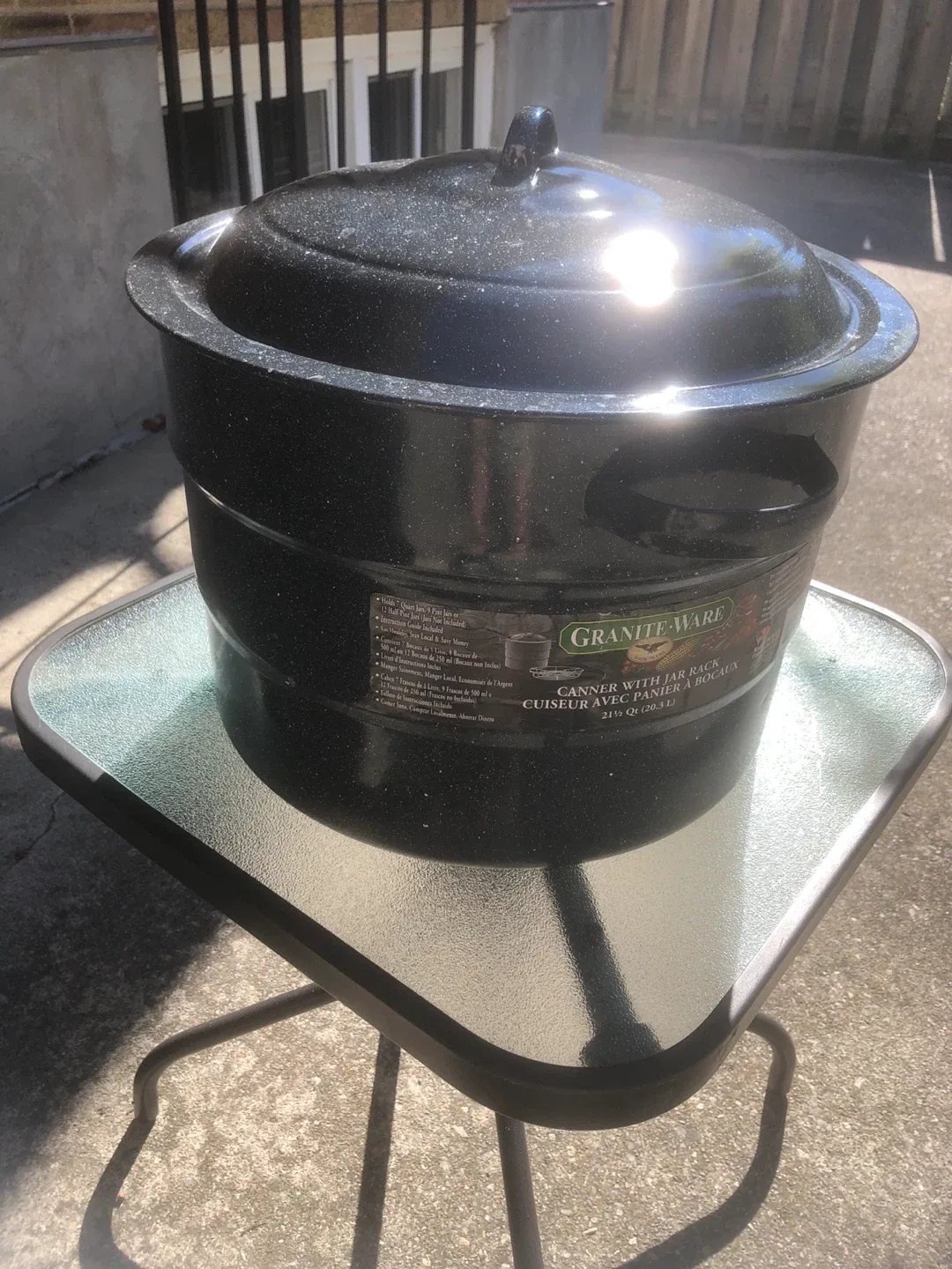 Granite-Ware Canner with Jar Rack - 21.5 Qt image indicator(2)