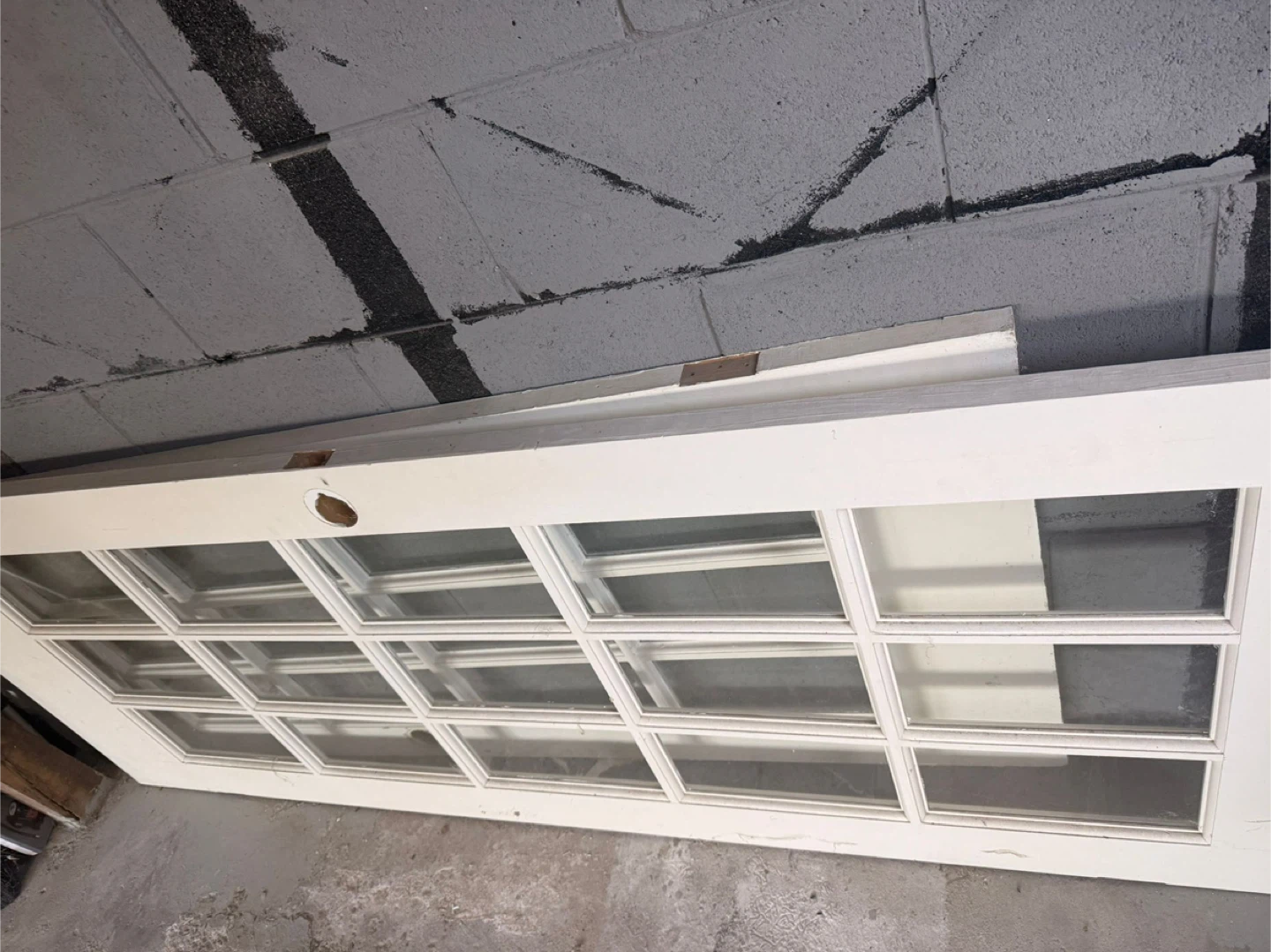 1 White Interior Door with Glass Panels - photo 2