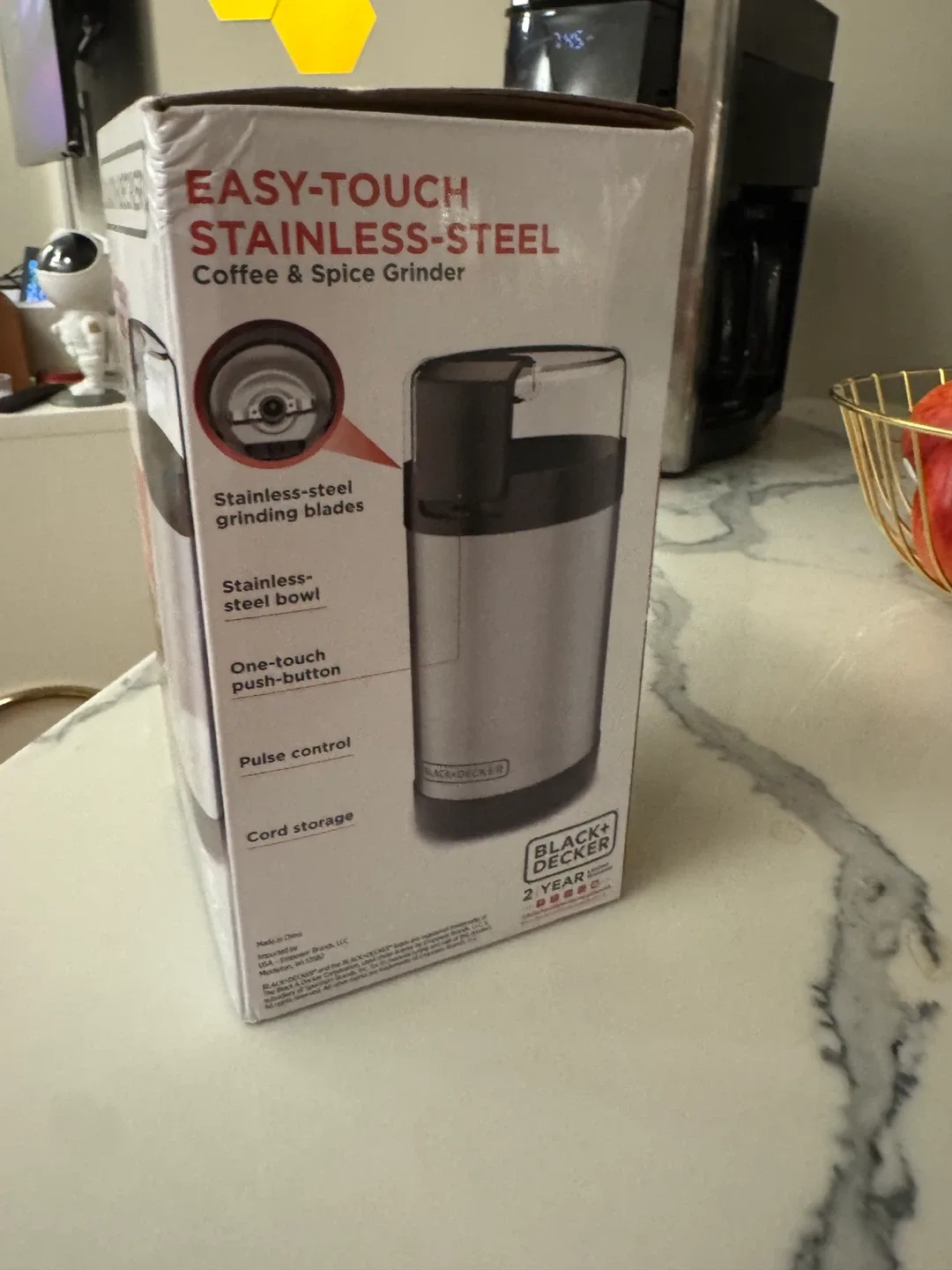 New BLACK+DECKER Coffee & Spice Grinder image indicator(2)