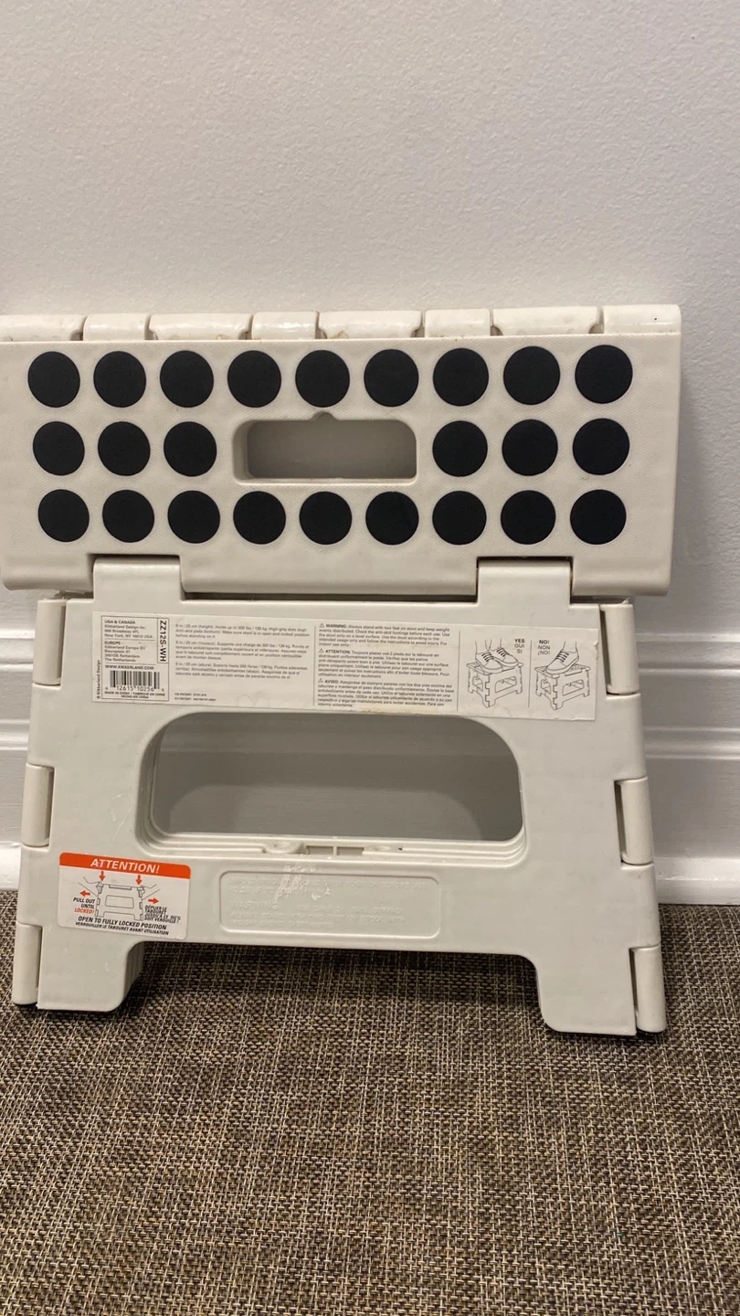 Folding Step Stool - Portable & Lightweight