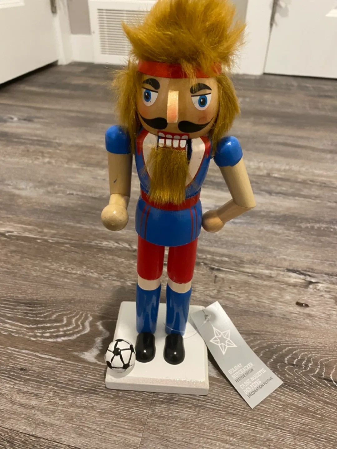 New Holiday Nutcracker Festive Decor Soccer Football Player image indicator(4)