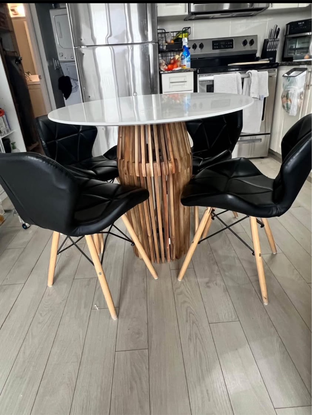 Round White Table - no chairs