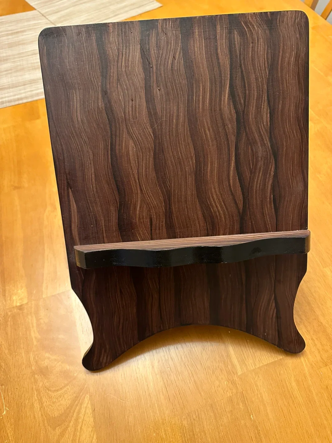 Beautiful handcrafted heavy wooden holy book stand image indicator(3)