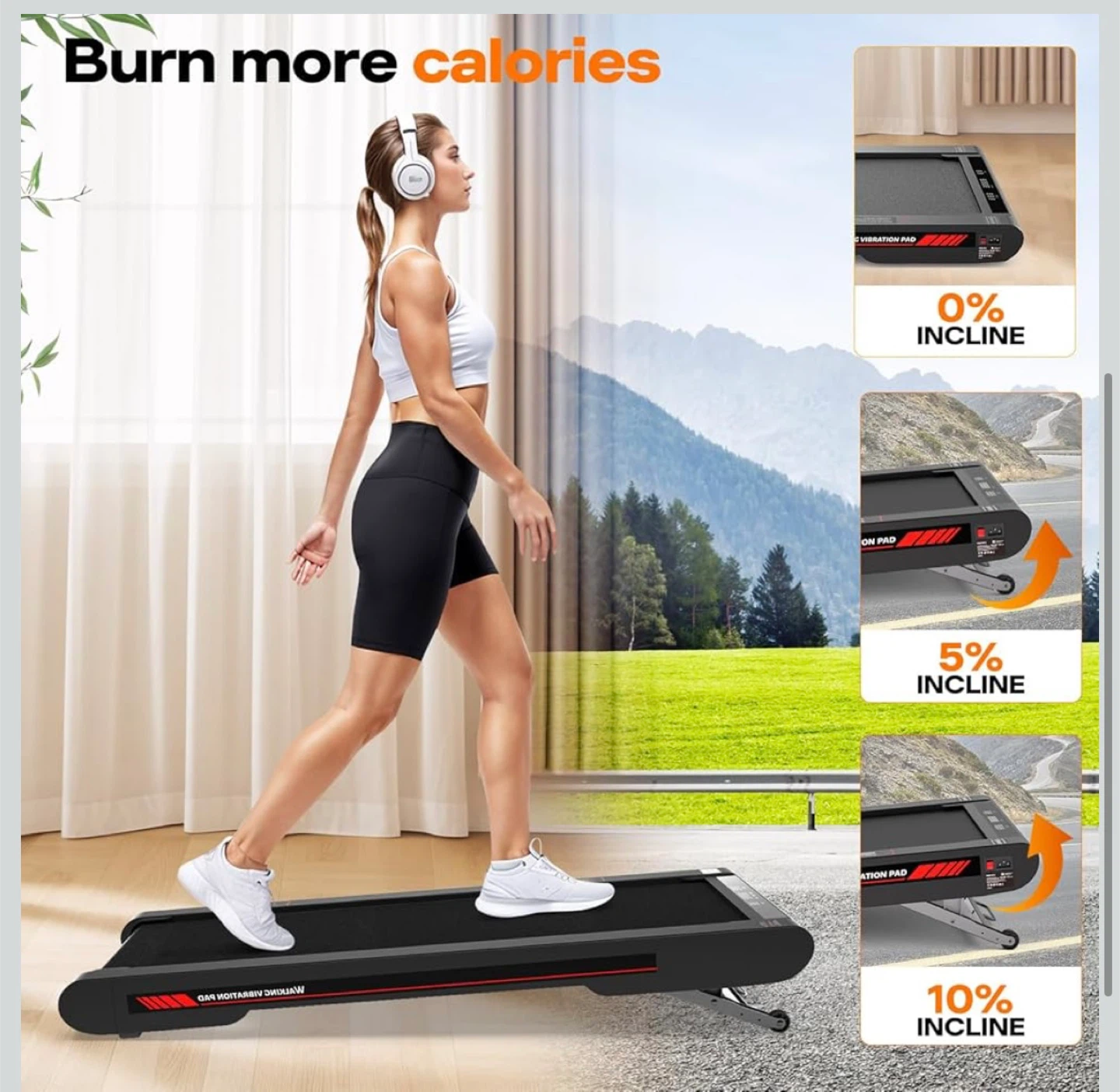 Walking Vibration Pad Treadmill