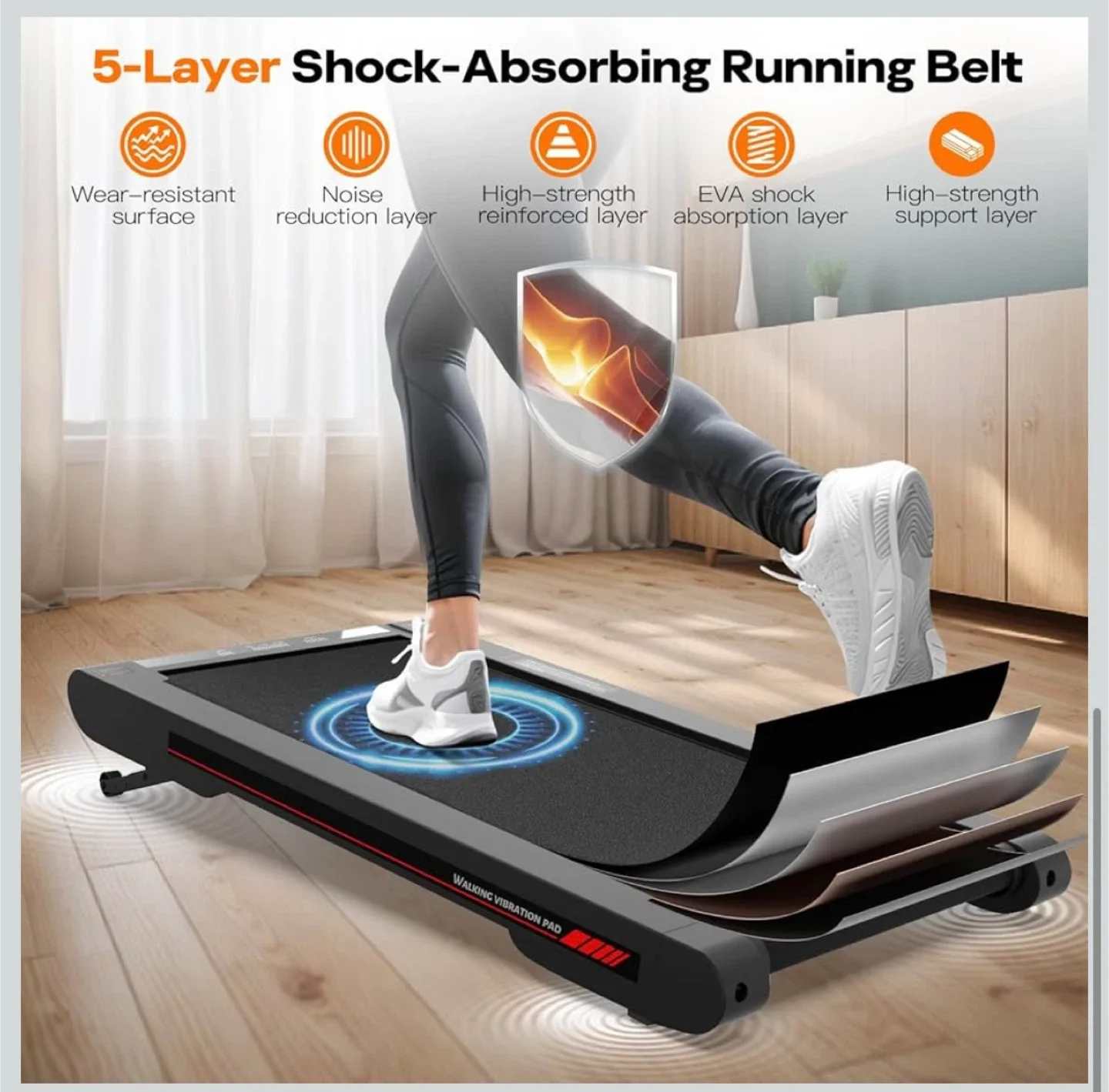 Walking Vibration Pad Treadmill image indicator(5)