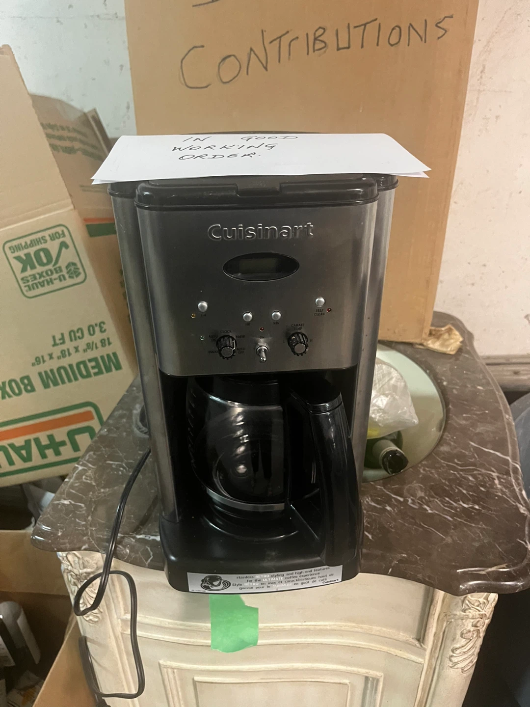 Cuisinart Coffee Maker 🧡