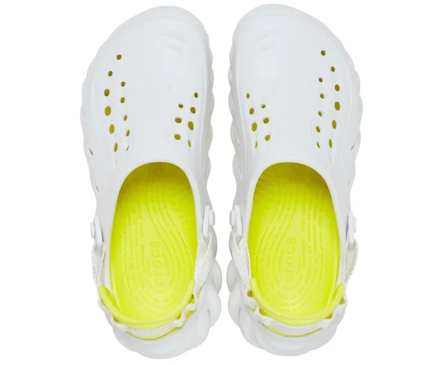 Crocs Echo Clog White/Citron Size 10 US - New! image indicator(2)