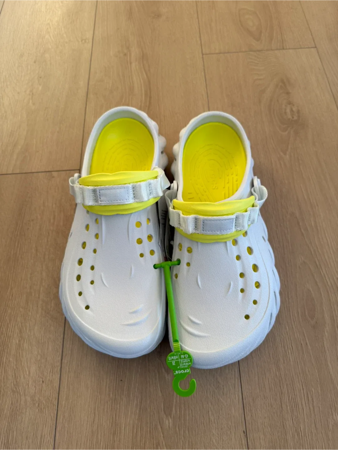 Crocs Echo Clog White/Citron Size 10 US - New! image indicator(3)