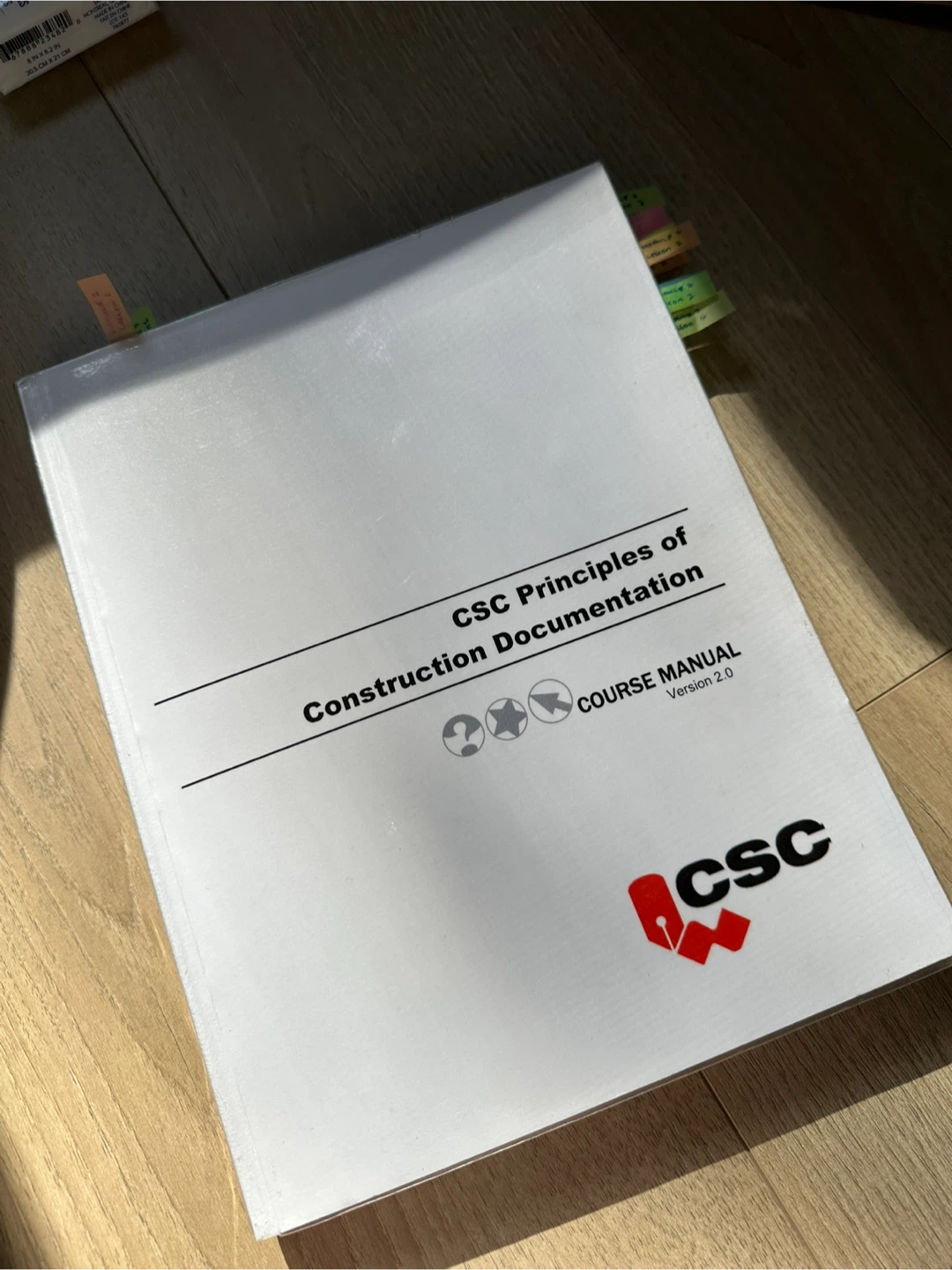 CSC Principles of Construction Documentation Course Manual