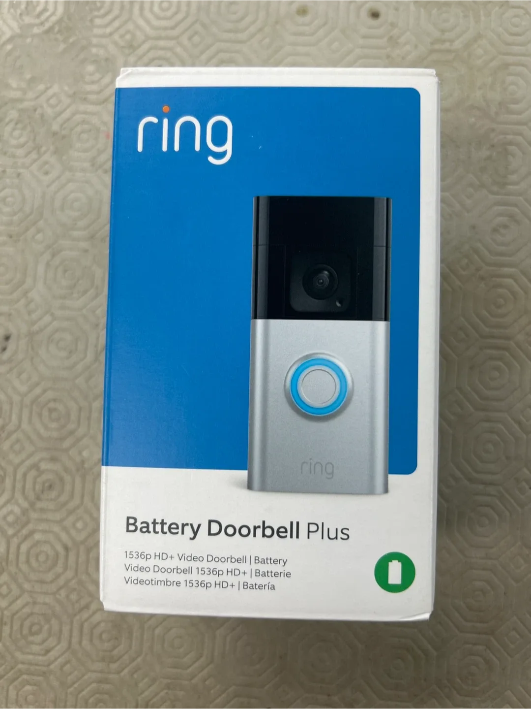Ring Battery Doorbell Plus - New in Box