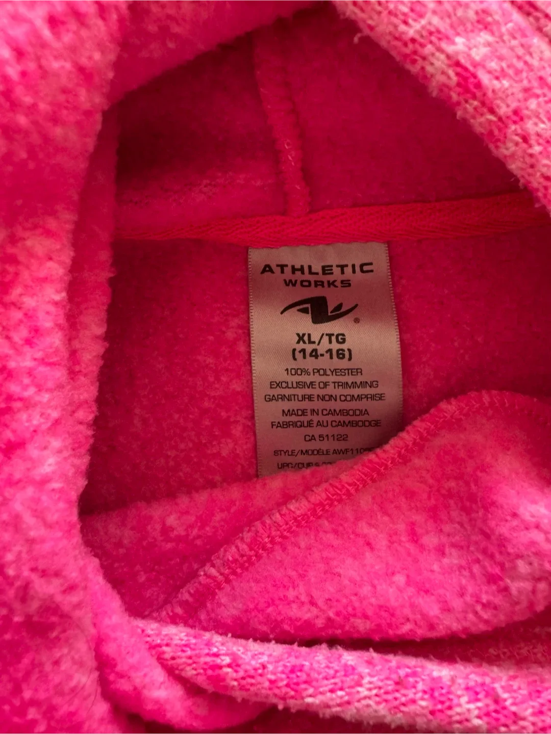 Pink Hoodie - Size XL (14-16) image indicator(2)