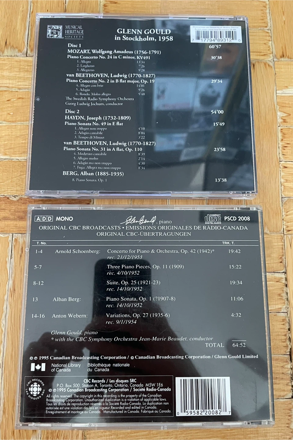 Glenn Gould in Stockholm, 1958 - 2 CD Set - photo 3