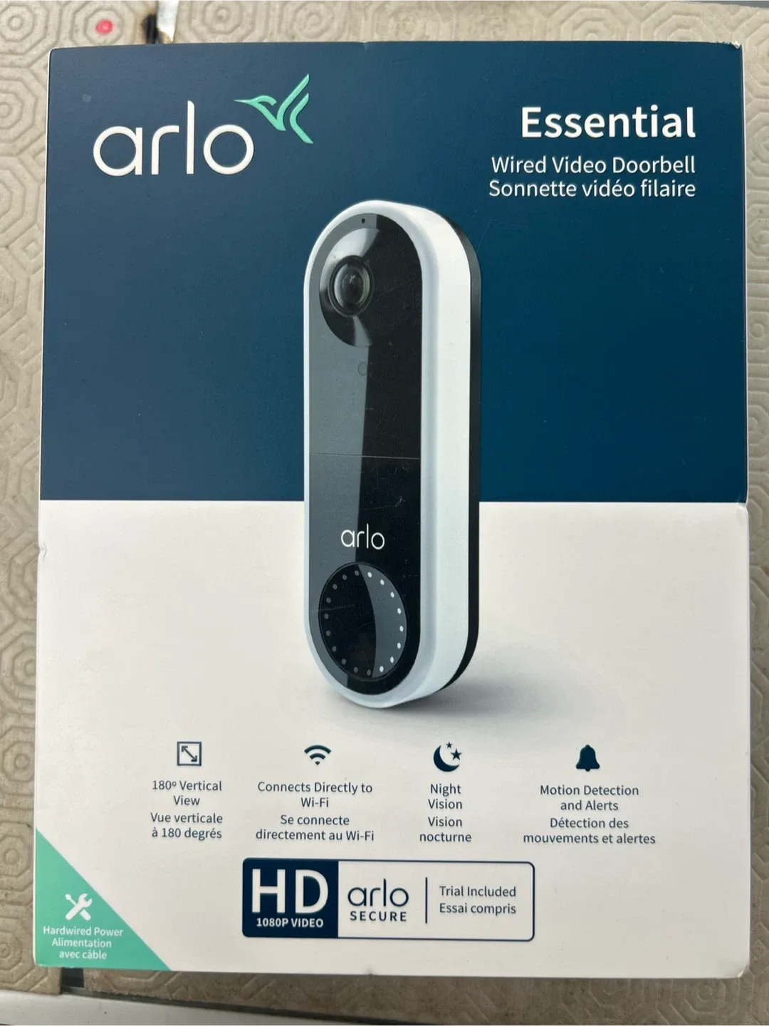 Arlo Essential Wired Video Doorbell