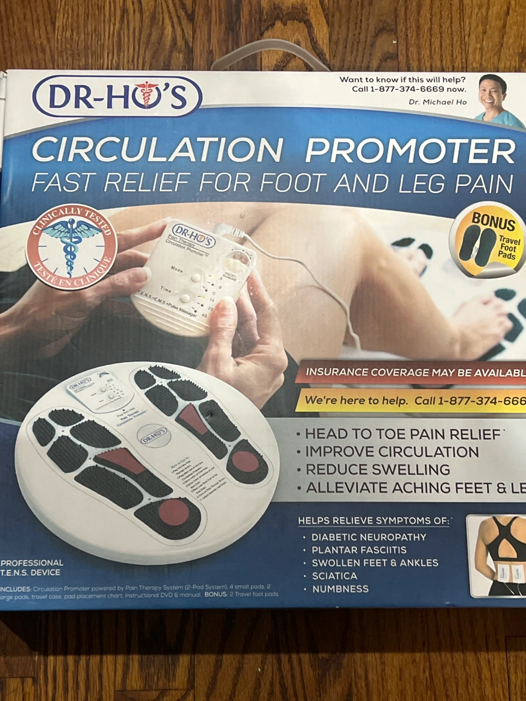 DR-HO'S Circulation Promoter for Foot and Leg Pain