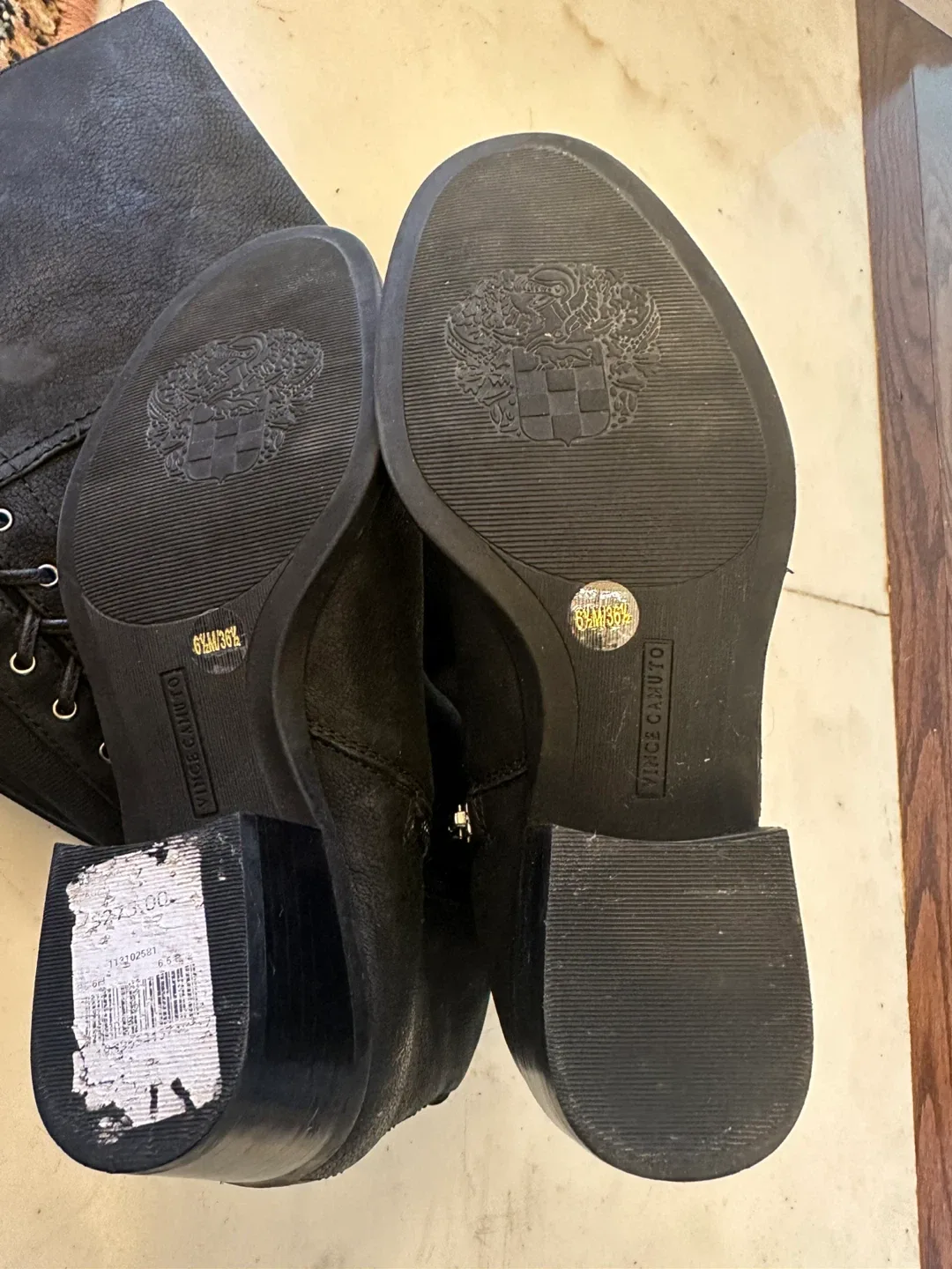 Vince Camuto Black Knee-High Boots image indicator(3)