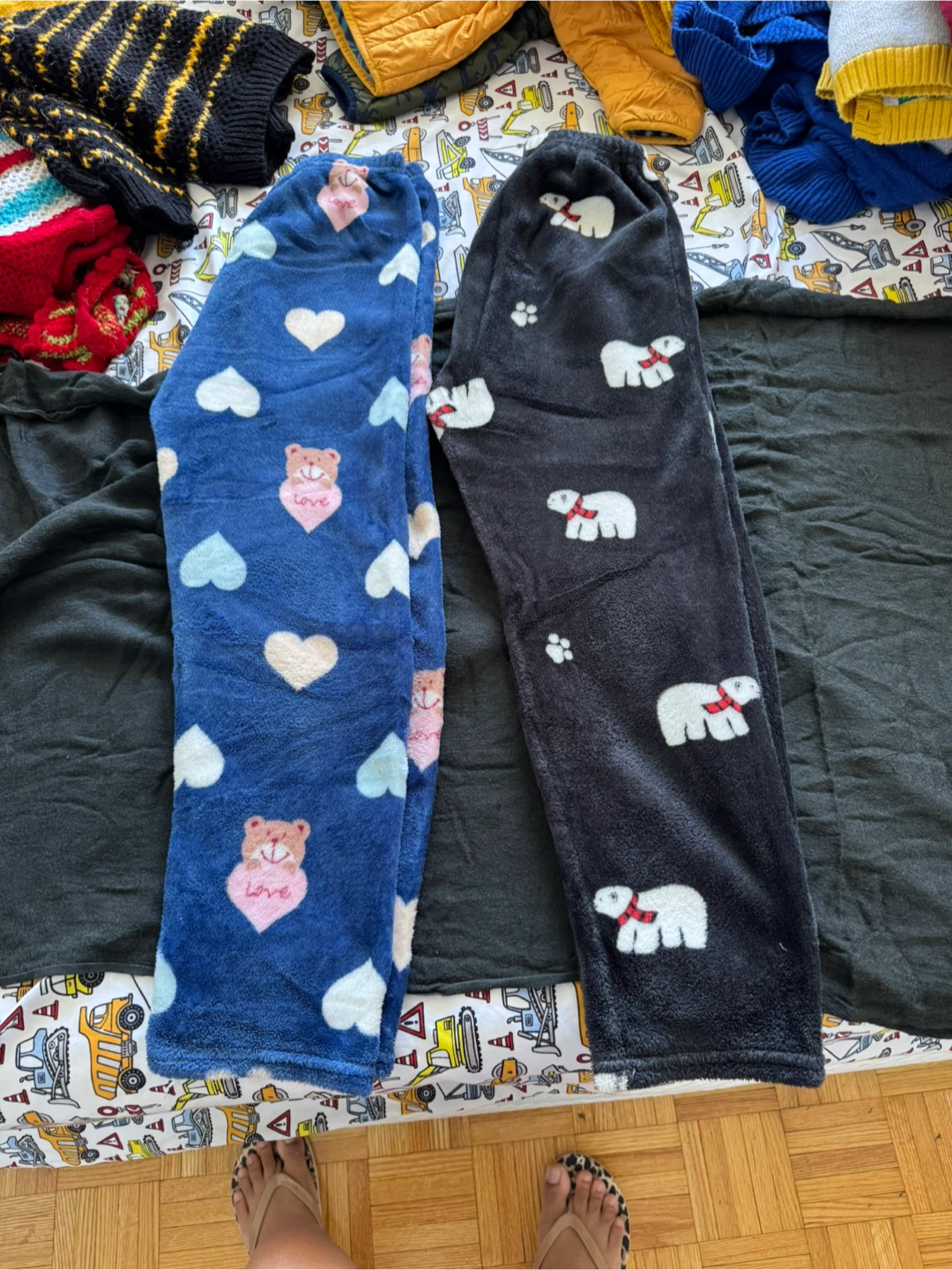 Pajama Pants - Blue & Black - photo 2