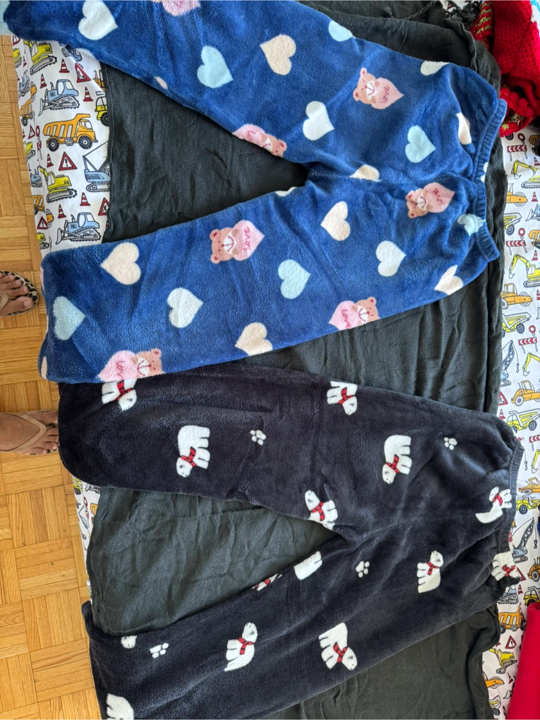Pajama Pants - Blue & Black