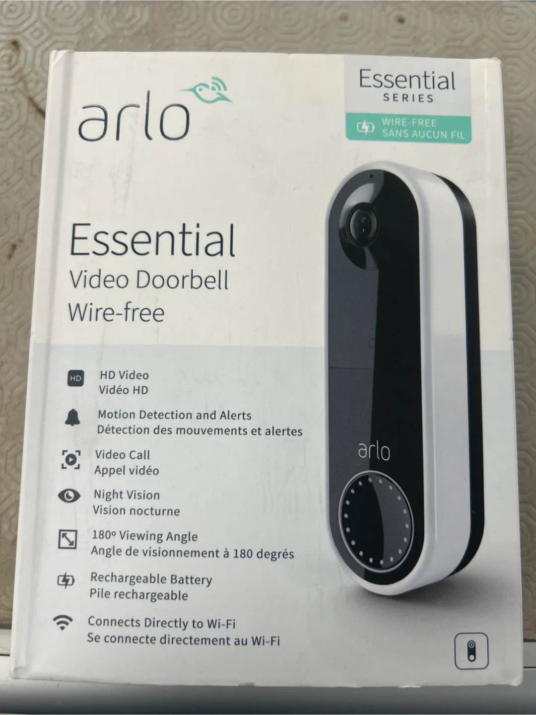 Arlo Essential Wire-Free Video Doorbell