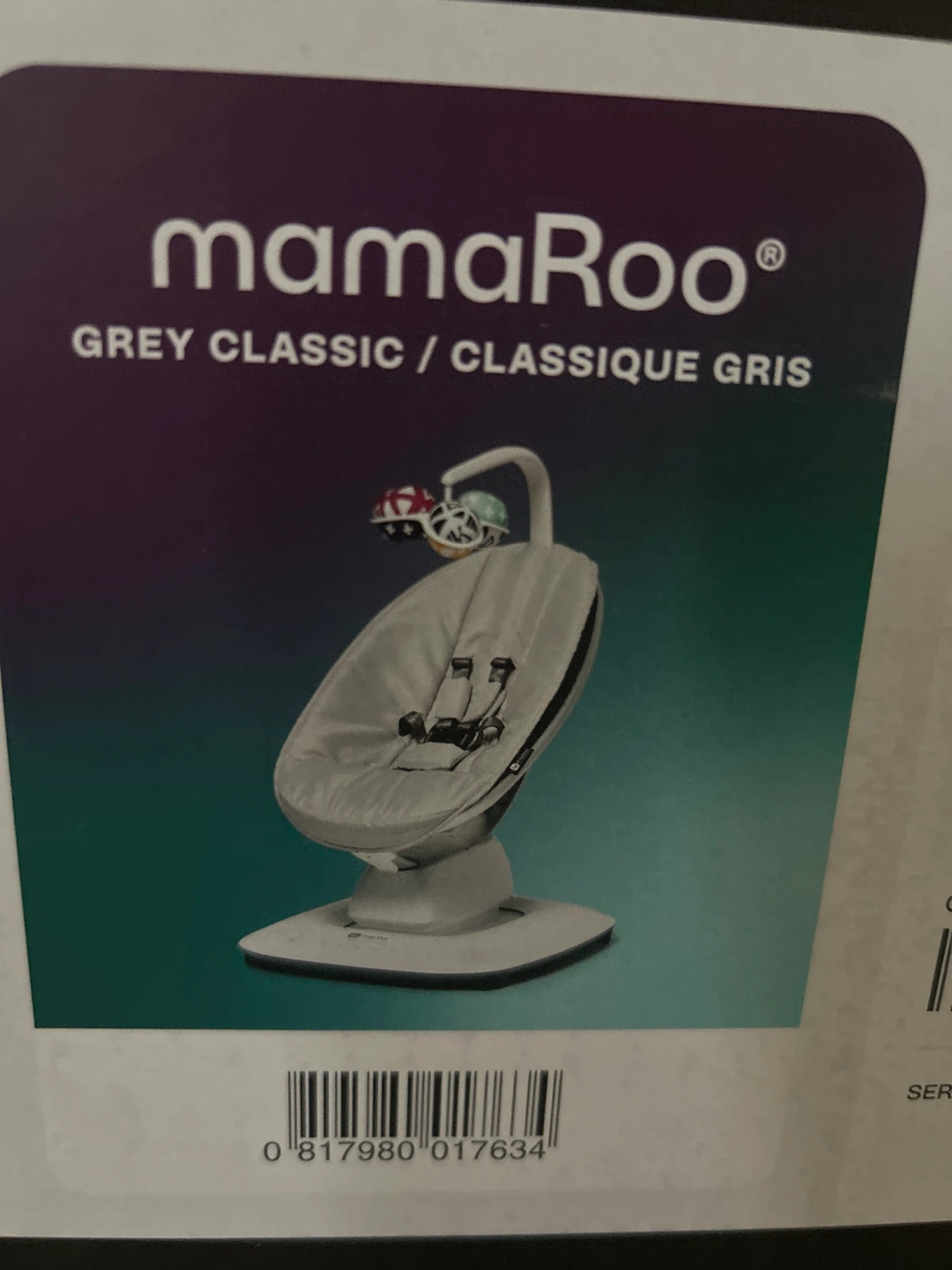 mamaRoo Grey Classic Baby Swing - Like New! - photo 3