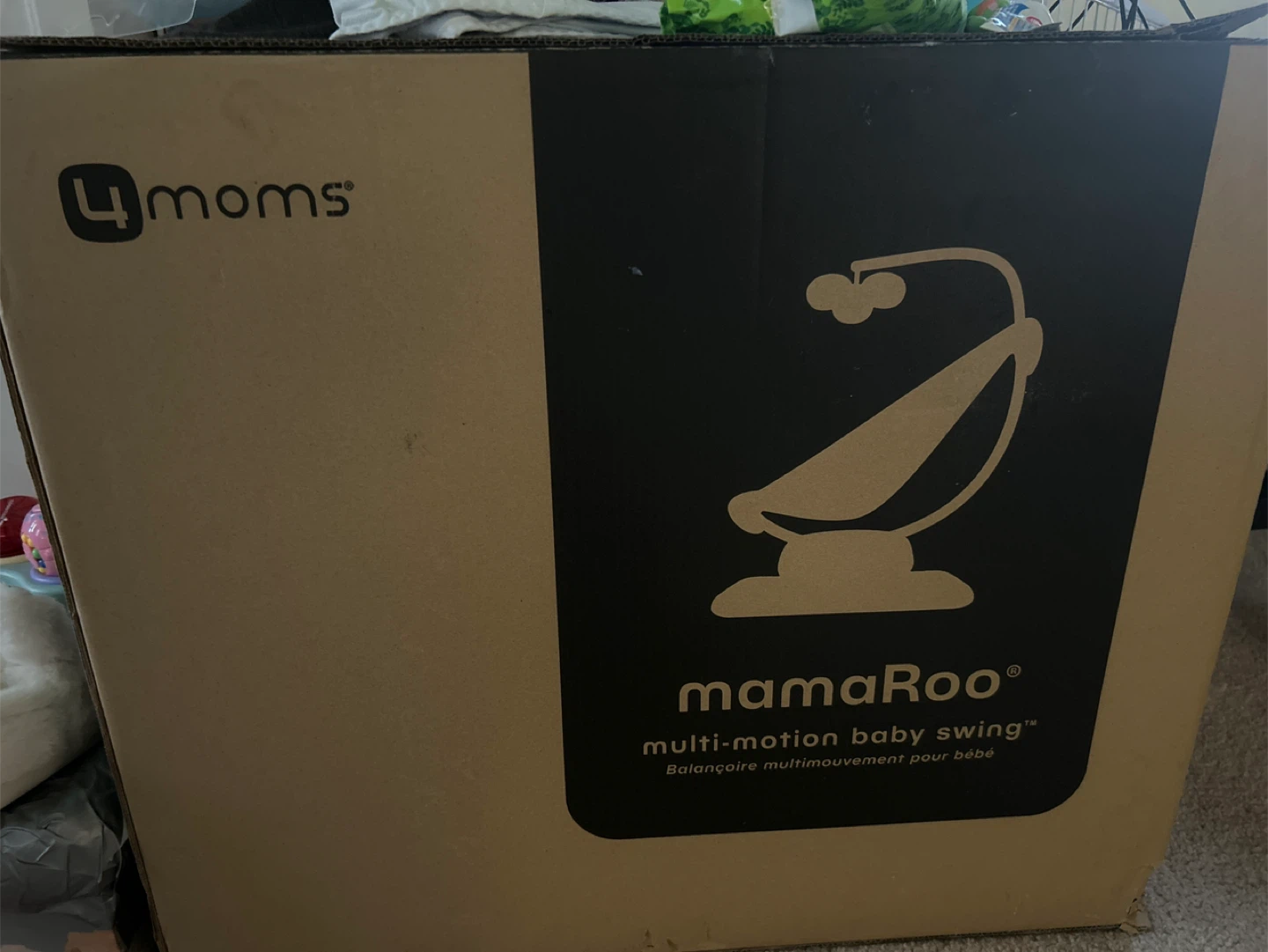 mamaRoo Grey Classic Baby Swing - Like New!