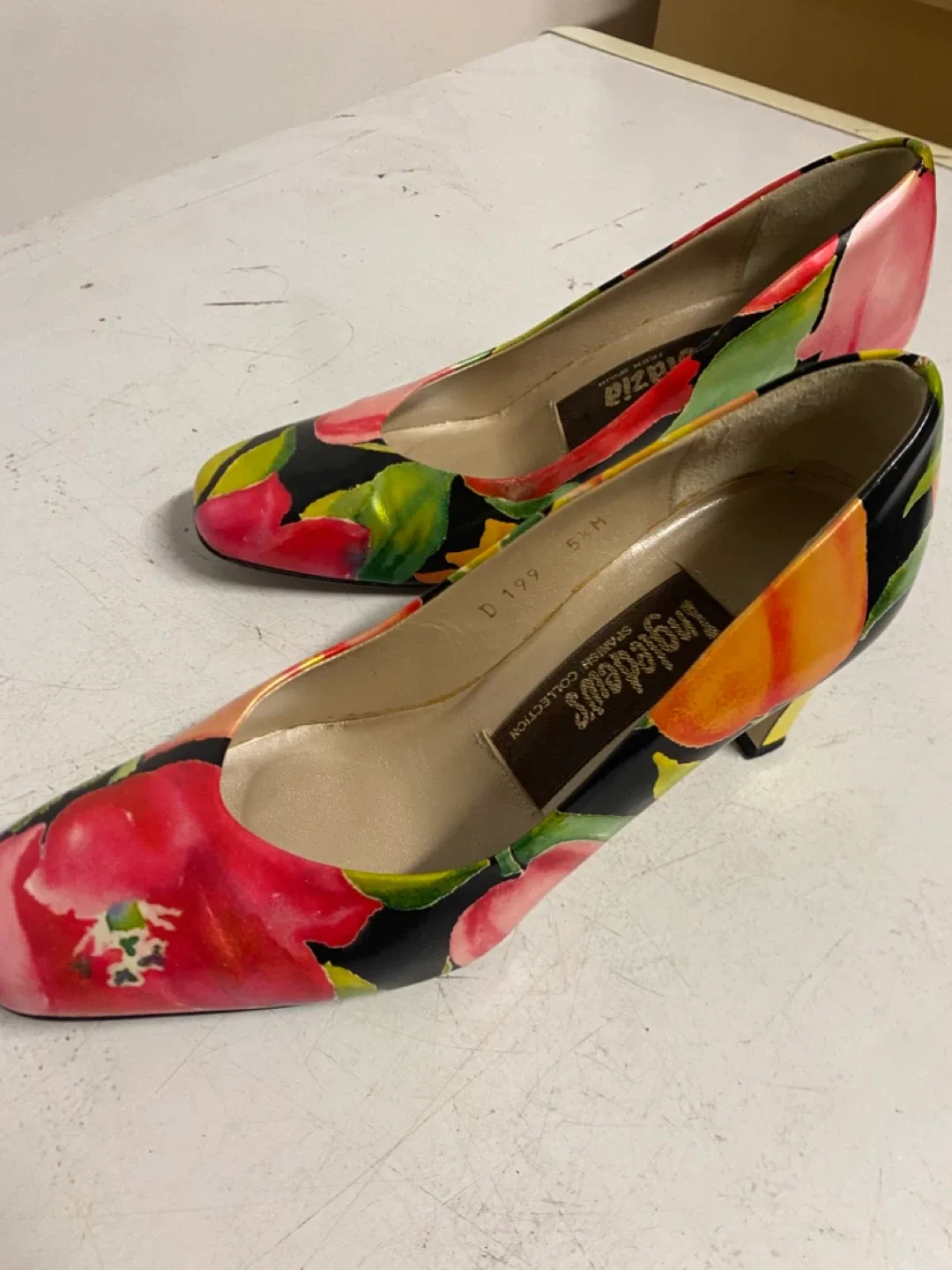 Grazia Floral Heels - Size 5.5 thumbnail