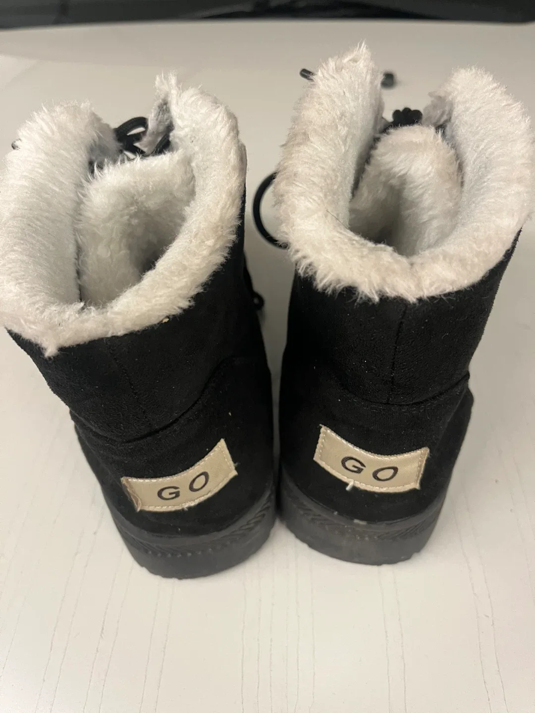 GO Black Winter Boots with Fur Lining (Size 40 EUR) image indicator(2)